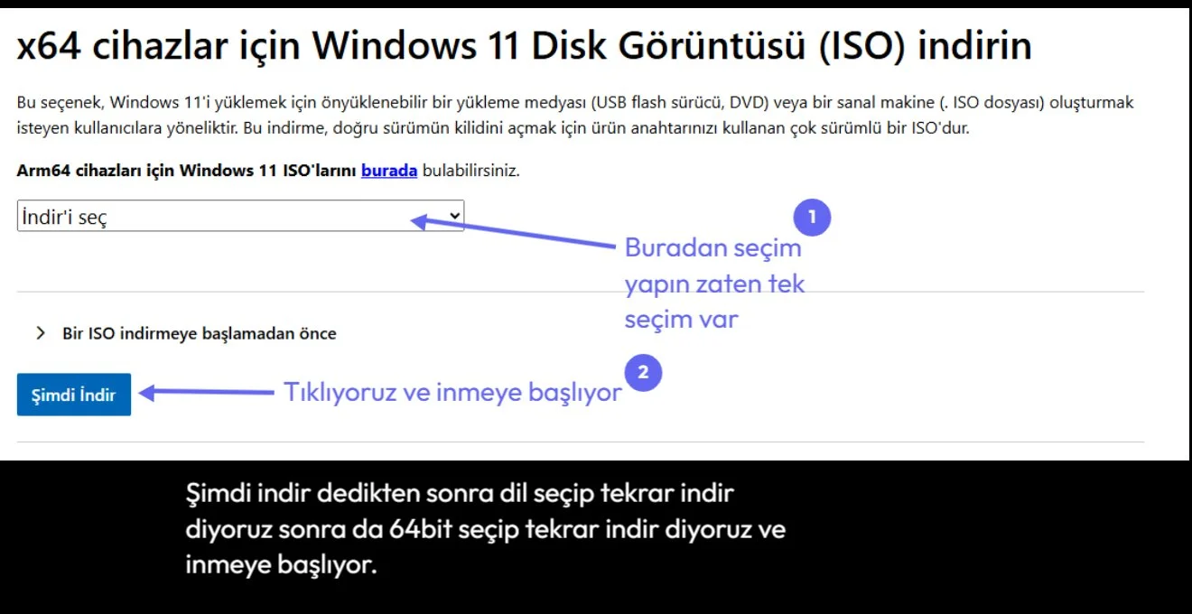Windows 11 Format Flash'ı Hazırlama