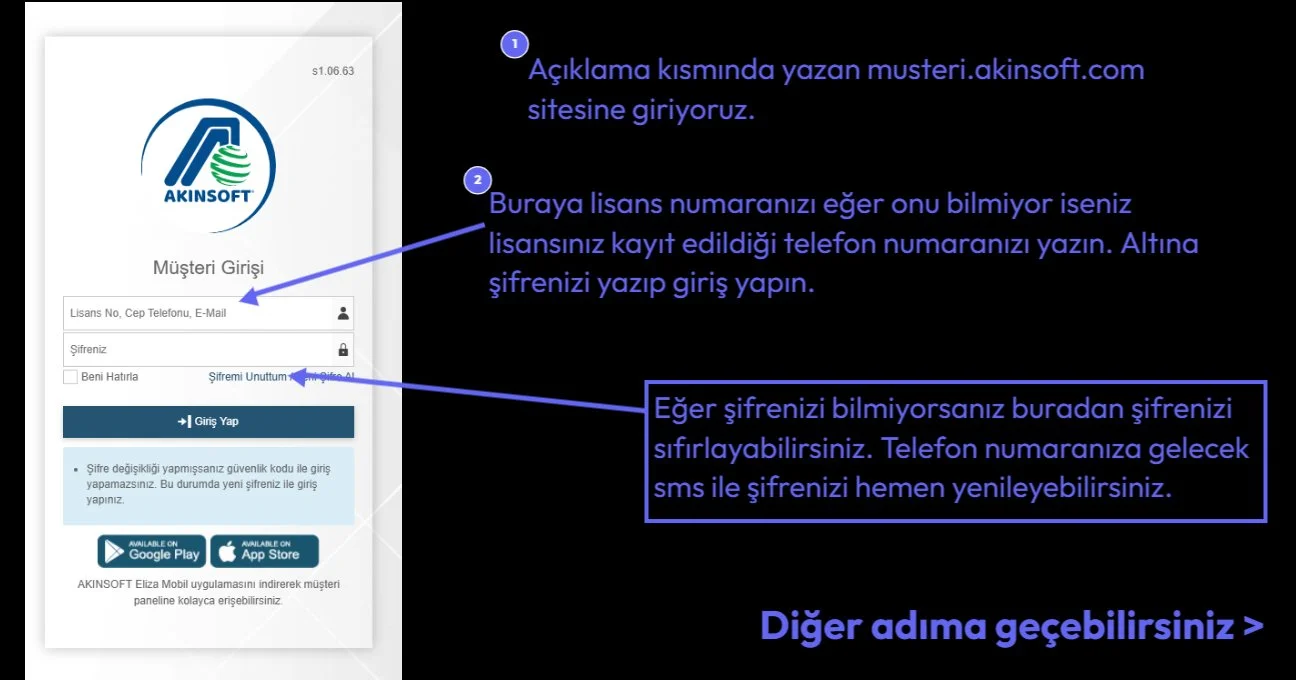 Akınsoft Kontör Nasıl Alınır?